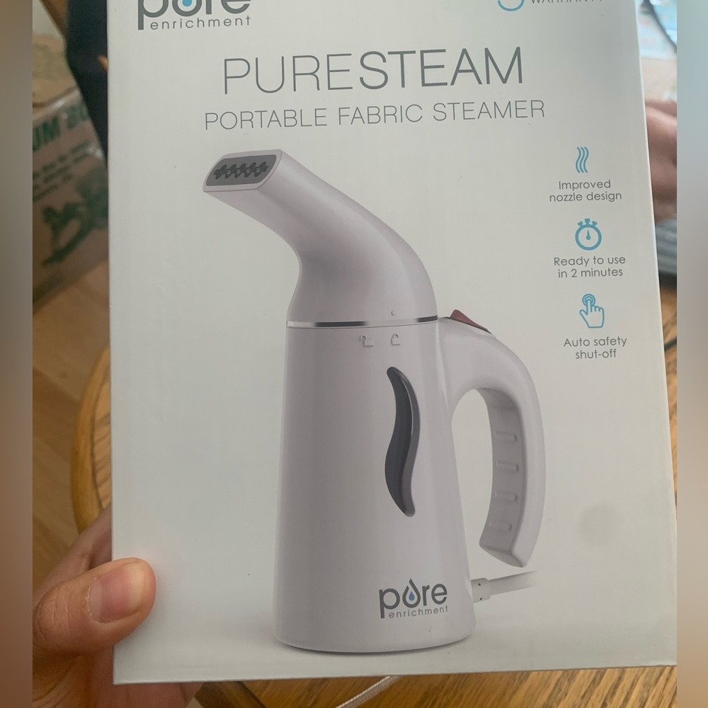 COPY - Pore enrichment pure steam portable fabric steamer